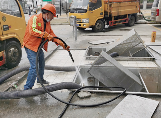 干驿镇隔油池清理